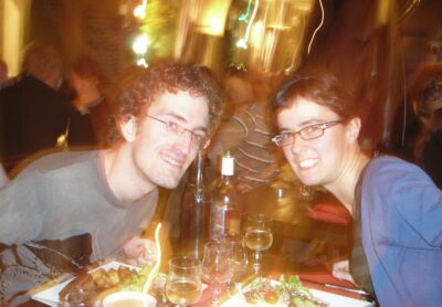 Cena con Naroa en restaurante de París