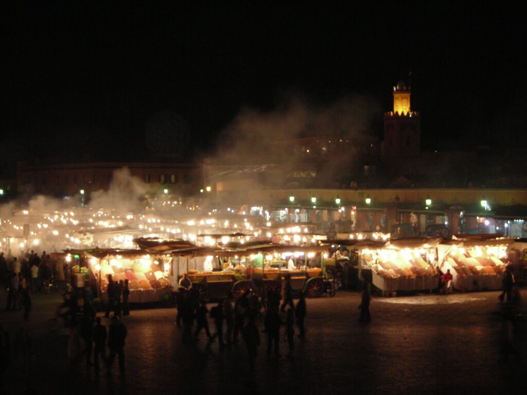Terraza con vistas a Plaza Jemaa el-Fna