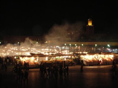 Terraza con vistas a Plaza Jemaa el-Fna