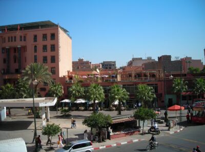 Calles de Marrakech camino del riad