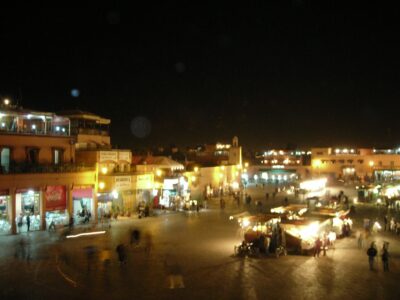 Calles y zocos de la medina de Marrakech