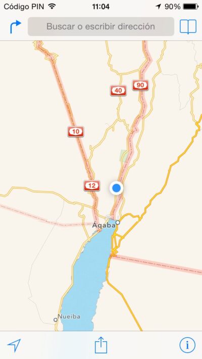 Jerusalén → Jordania (Aqaba, Wadi Rum), 4 feb 2015