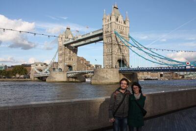 Tower Bridge (selfie pareja, lado norte)