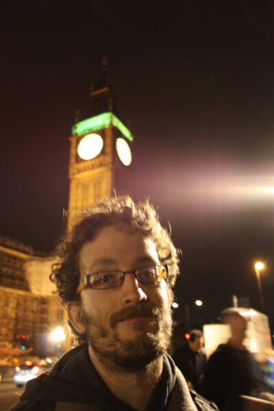 Big Ben de noche — selfie