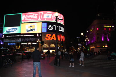 Piccadilly Circus — Coca-Cola, Samsung, TDK, Sanyo