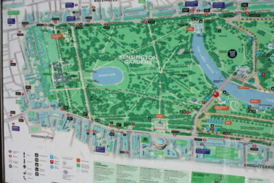 Kensington Gardens — panel Royal Parks