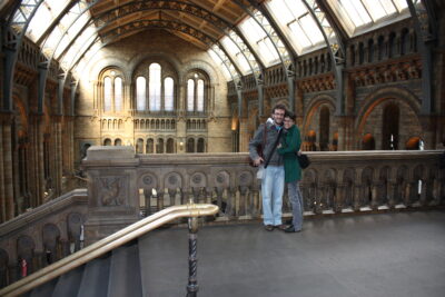 Natural History Museum — balcón Hintze Hall (selfie)