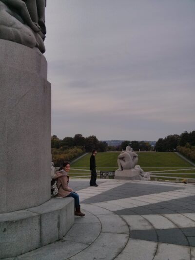 Vigelandsparken — base del Monolito