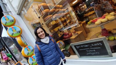 Tienda de queso de granja en Gouda ('Boerderijkaas')