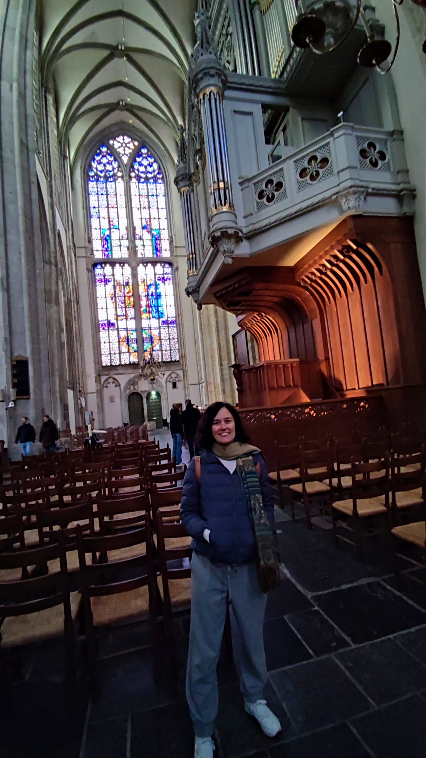 Utrecht — nave de la Domkerk con órgano