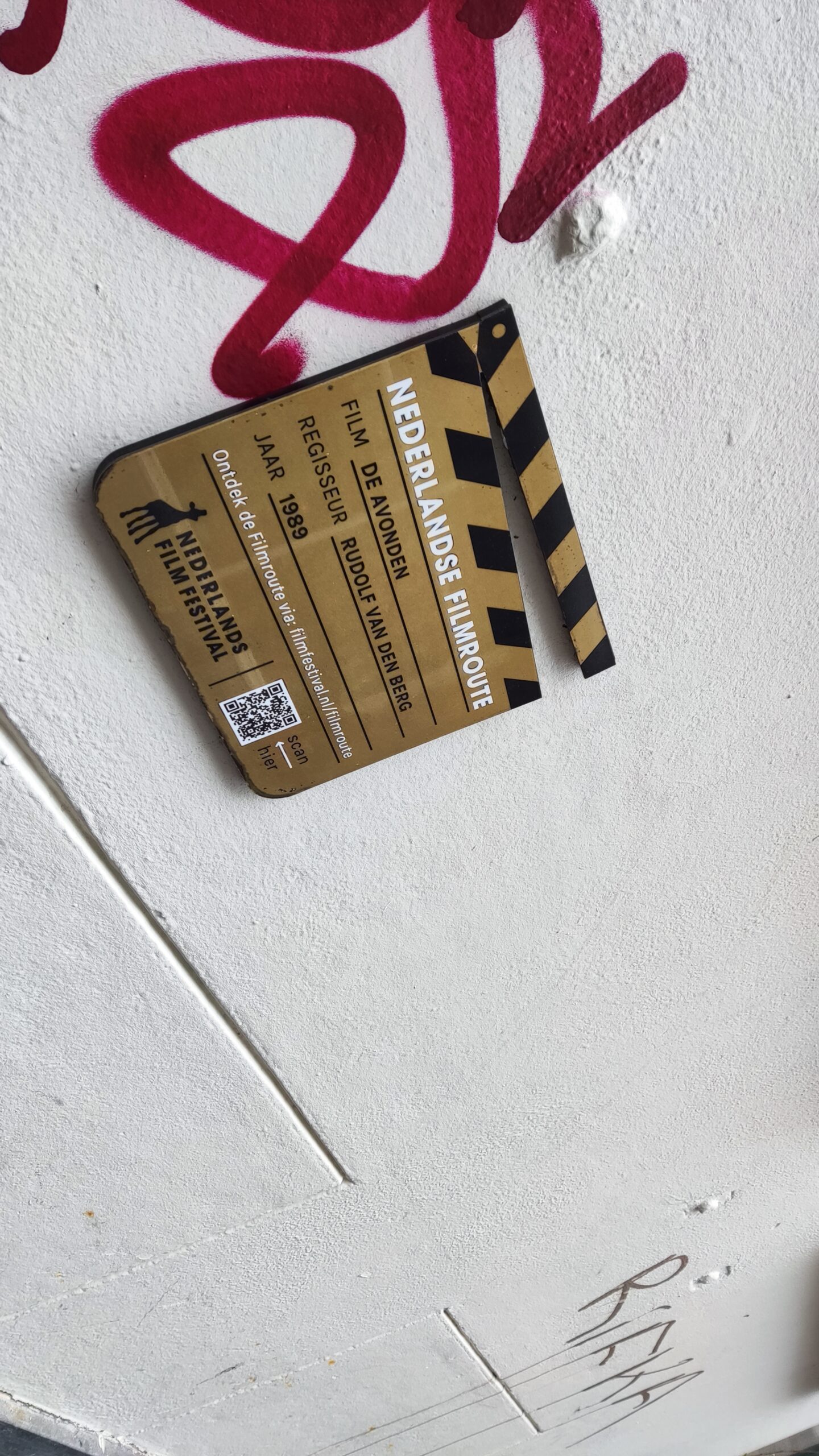 Utrecht — placa Nederlandse Filmroute
