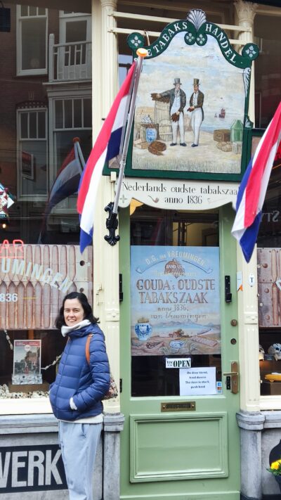 Gouda — De Oude Vriendschap, la tabaquería más antigua de los Países Bajos (anno 1836)