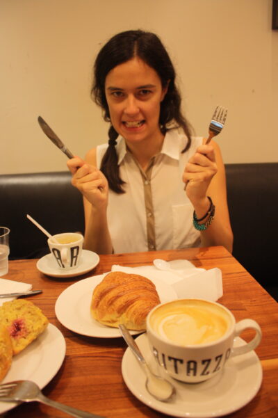 Café Ritazza en Oslo S — desayuno