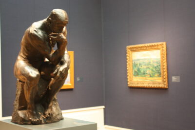 Nasjonalgalleriet — 'El Pensador' de Rodin junto a Cézanne