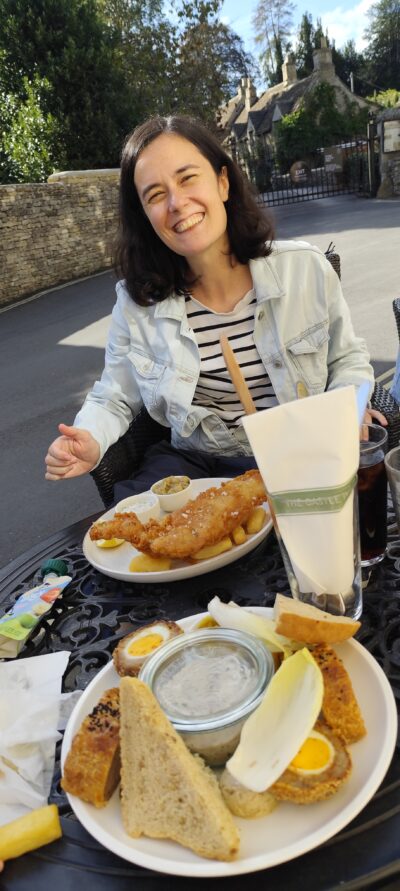 Castle Combe, comida en The Castle Inn