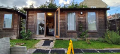 Llegada a The Cabin, Bradford on Avon